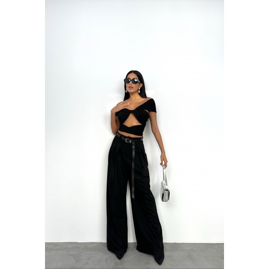 F44846664122551 BLACK TROUSERS