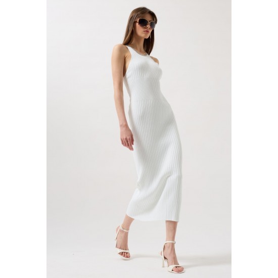 F44848180756663 WHITE DRESS