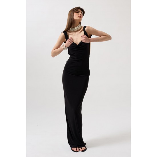 F44848181772471 SİYAH ELBİSE