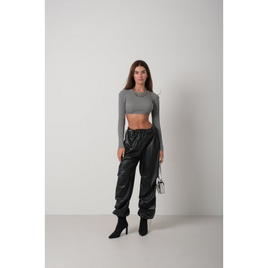 F44852859666615 GRAY BLOUSE