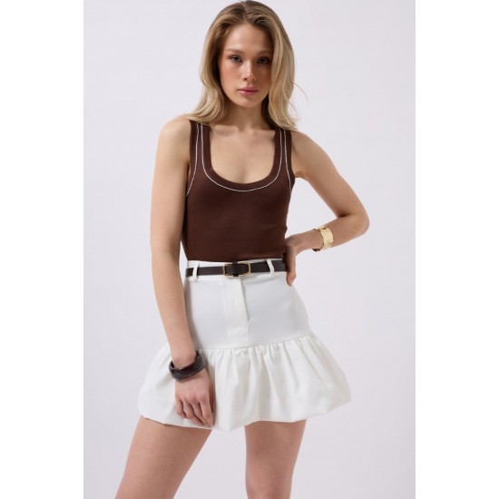 F44883895582903 WHITE SKIRT