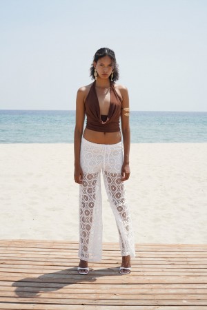 F44909196640439 BEYAZ PANTOLON