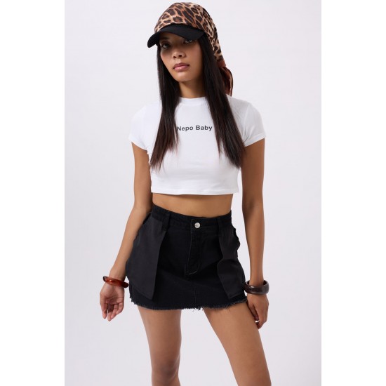 F44909198639287 BLACK SKIRT