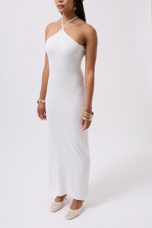 F44909218005175 WHITE DRESS
