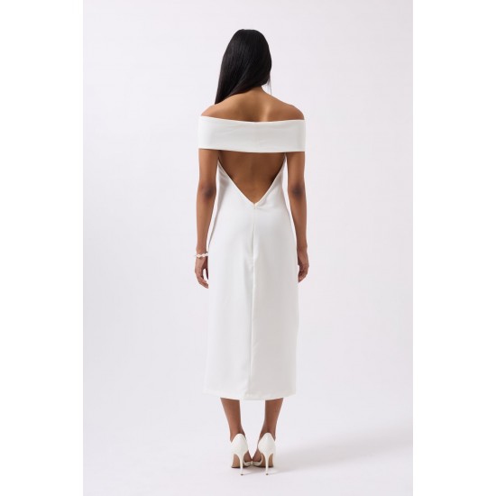 F44909219872951 WHITE DRESS