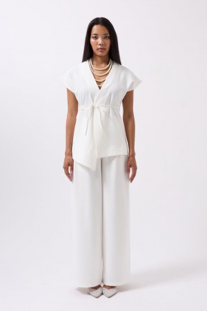 F44913213440183 BEYAZ YELEK