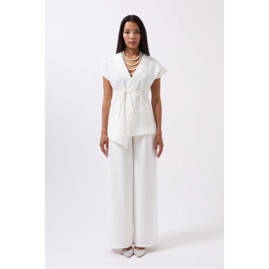 F44913213538487 BEYAZ YELEK