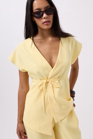 F44913220878519 YELLOW WAISTCOAT