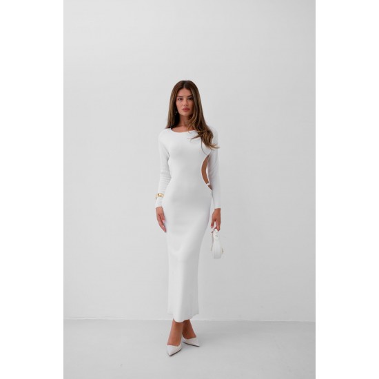 F44927109922999 WHITE DRESS