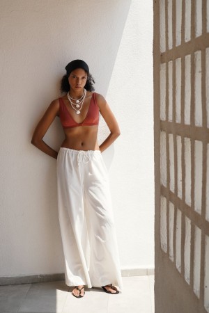 F44949603909815 BEYAZ PANTOLON