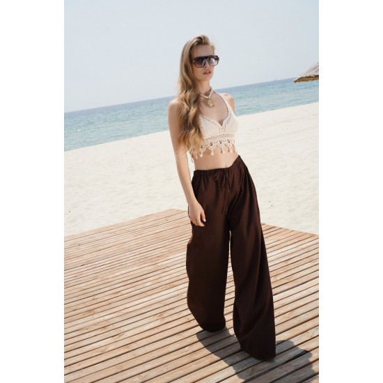 F44949604335799 KAHVERENGİ PANTOLON