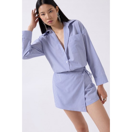 F44949616820407 "NAVY BLUE" SKIRT