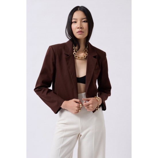 F44949617606839 BROWN JACKET