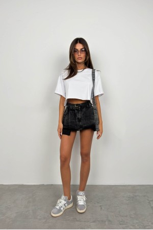 F44955401289911 GRİ ETEK