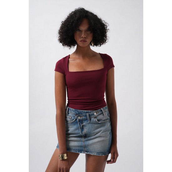 F45015023583415 BORDO BLUZ