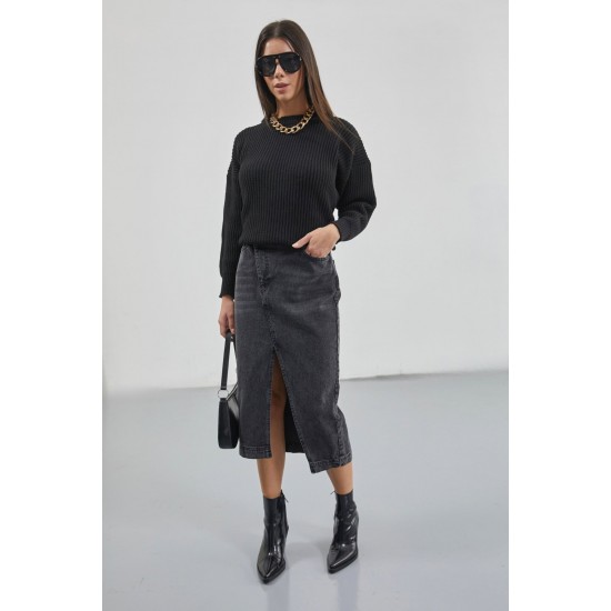 F45020209610935 BLACK SKIRT