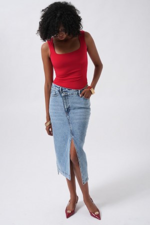 F45020211511479 BLUE SKIRT