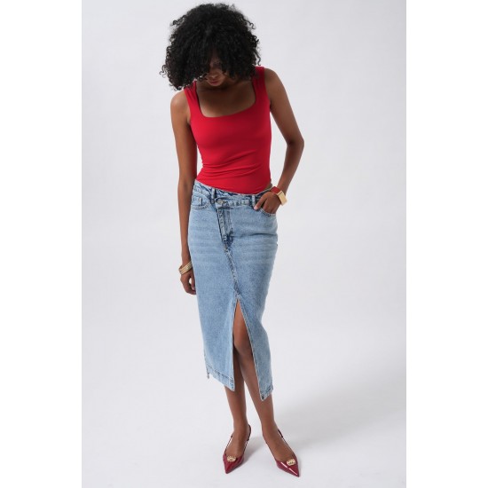 F45020211511479 BLUE SKIRT