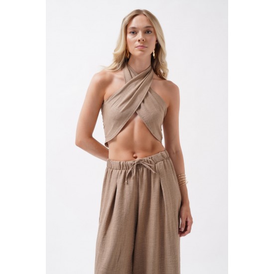 F45038264418487 BEJ PANTOLON