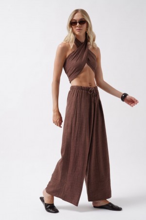 F45038275330231 KAHVERENGİ PANTOLON