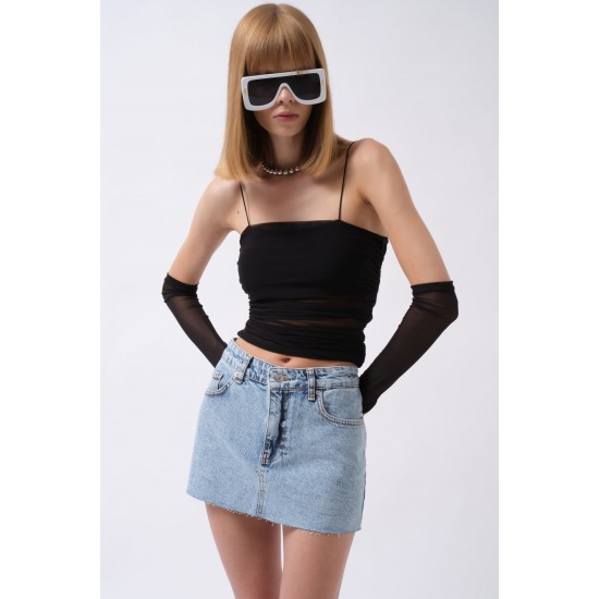 F45098428530871 MAVİ ETEK