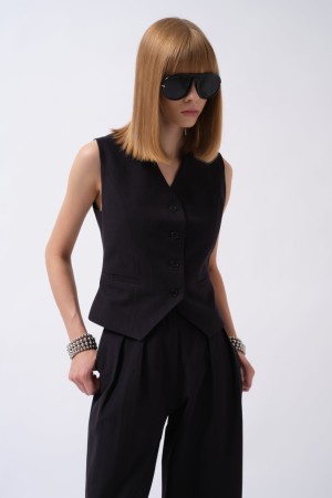 F45098432135351 LACİVERT YELEK