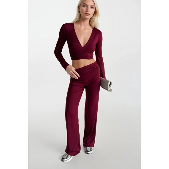 F45393431789751 BORDO PANTOLON