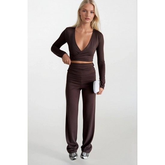 F45393433264311 BROWN TROUSERS