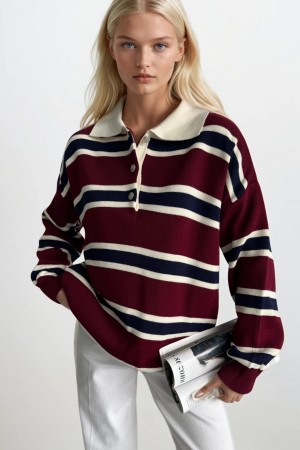 F45424273096887 BORDO BLUZ