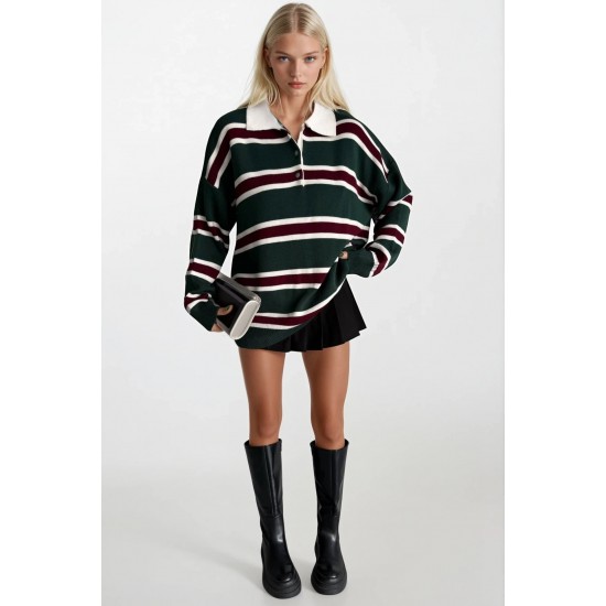 F45424276078775 YEŞİL BLUZ