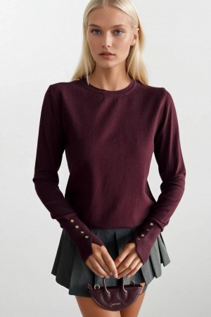 F45456417128631 BORDO BLUZ