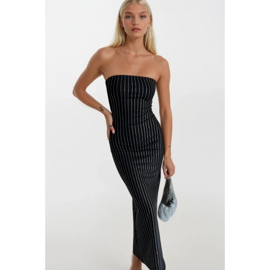 F45478384500919 SİYAH ELBİSE