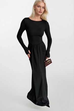 F45514071769271 SİYAH ELBİSE