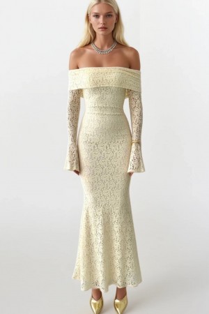 F45535720472759 EKRU ELBİSE