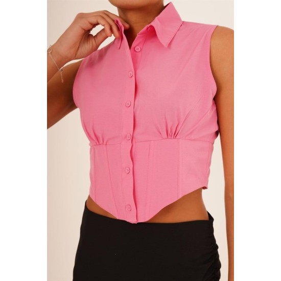 H4099-PEMBE-M PINK SHIRT