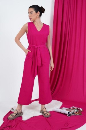 H4308-FUSYA-M Fuchsia OVERALLS