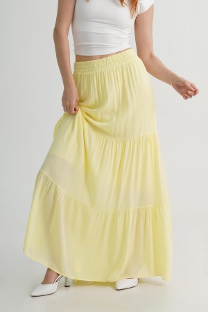 H4606-SARI-S YELLOW SKIRT