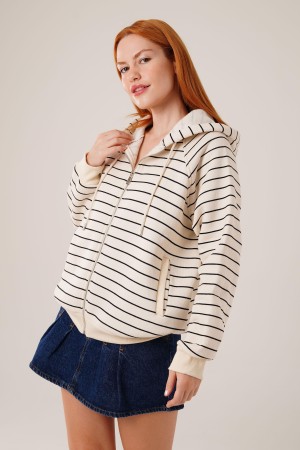 H4640-TAŞ-S STONE CARDIGAN