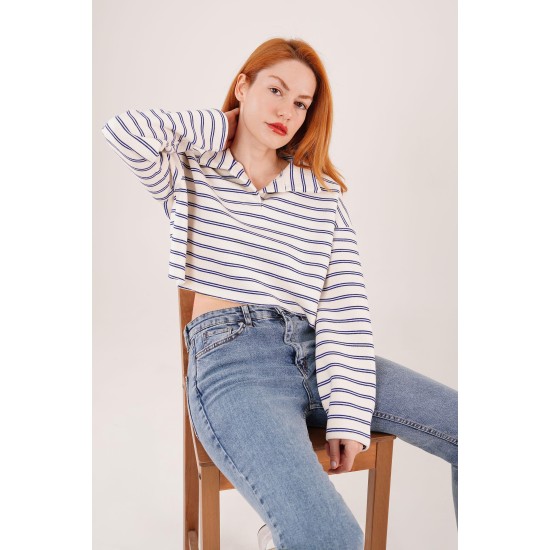 H4659-LACİVERT-L LACIVERT SWEAT