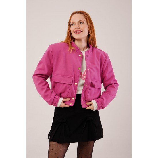 H4681-FUŞYA-XL Fuchsia JACKET