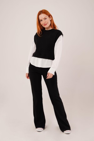 H4696-SİYAH-L SIYAH TAKIM