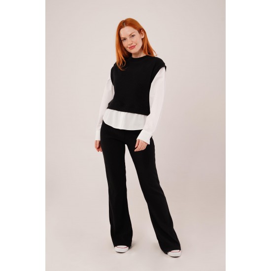 H4696-SİYAH-L SIYAH TAKIM