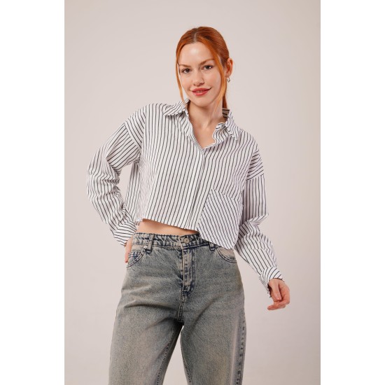 H4703-BEYAZ-M WHITE SHIRT