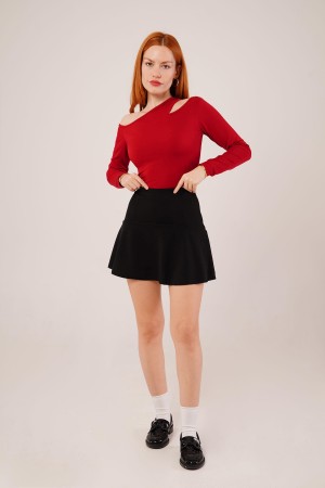 H4709-SİYAH-M SIYAH ETEK