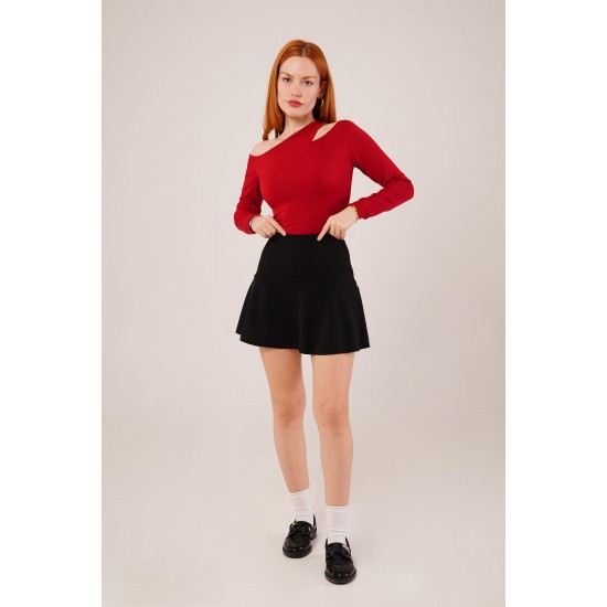 H4709-SİYAH-M SIYAH ETEK