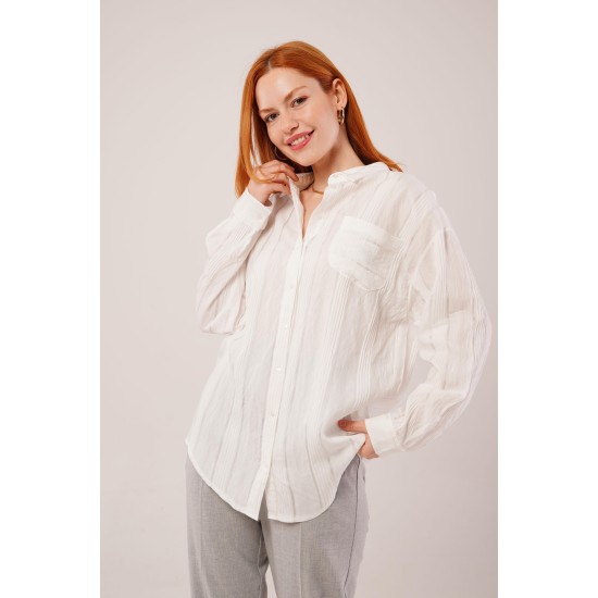 H4710-BEYAZ-S WHITE SHIRT