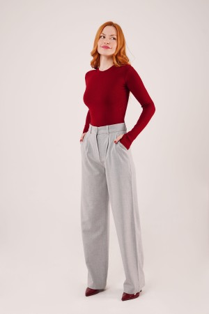 H4727-GRİ-L GRI PANTOLON