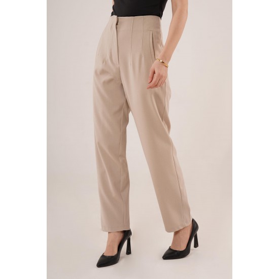 H4729-KREM-L KREM PANTOLON