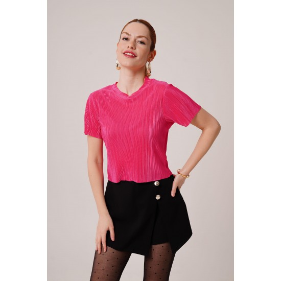 H4749-FUŞYA-M FUŞYA BLUZ