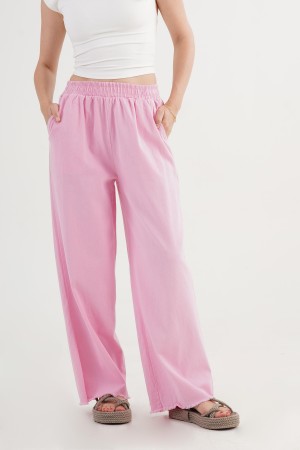 H4754-PEMBE-S PEMBE PANTOLON